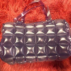 Y2K Shiny Translucent - Inflatable Bubble Bag